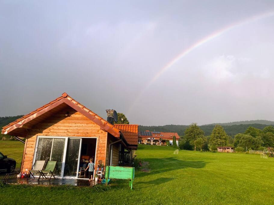 Polanka Beskid Niski Cute Cabin With Spectacular Views Hanczowa Εξωτερικό φωτογραφία