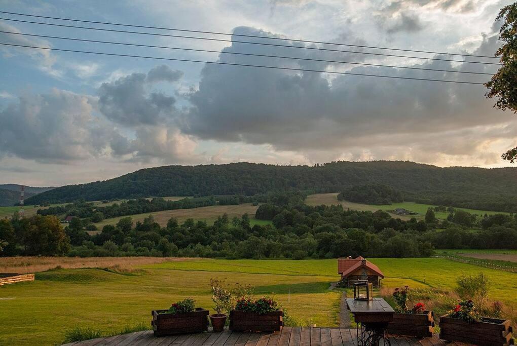Polanka Beskid Niski Cute Cabin With Spectacular Views Hanczowa Εξωτερικό φωτογραφία