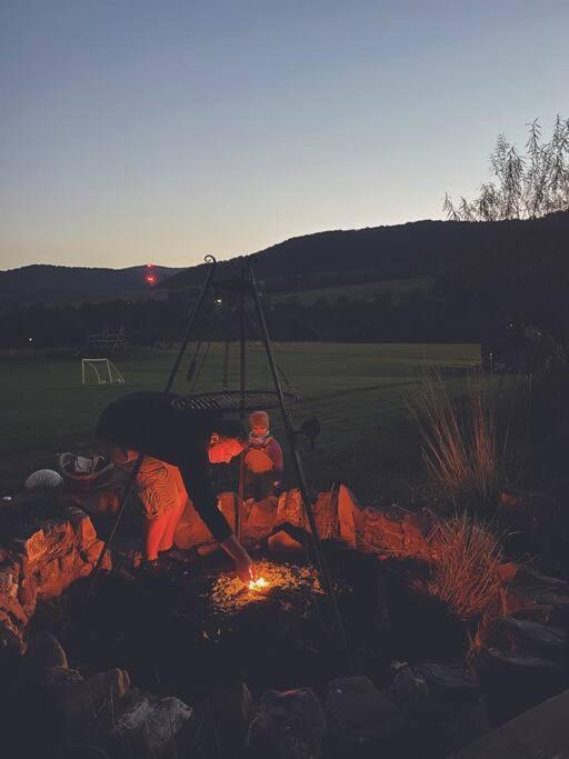 Polanka Beskid Niski Cute Cabin With Spectacular Views Hanczowa Εξωτερικό φωτογραφία
