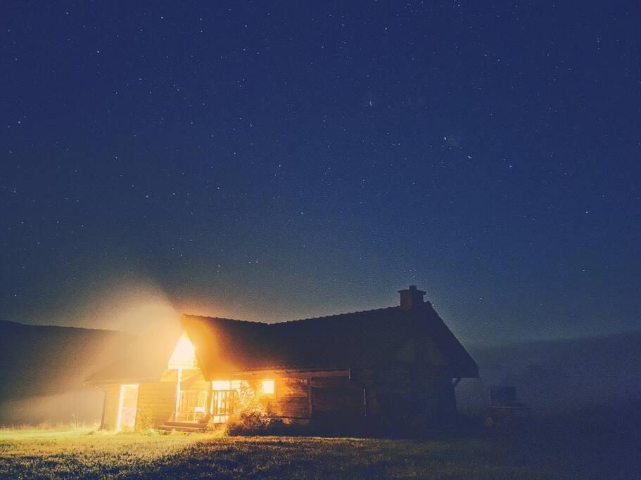 Polanka Beskid Niski Cute Cabin With Spectacular Views Hanczowa Εξωτερικό φωτογραφία