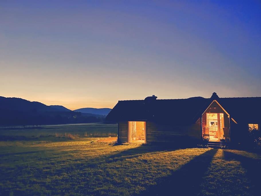 Polanka Beskid Niski Cute Cabin With Spectacular Views Hanczowa Εξωτερικό φωτογραφία