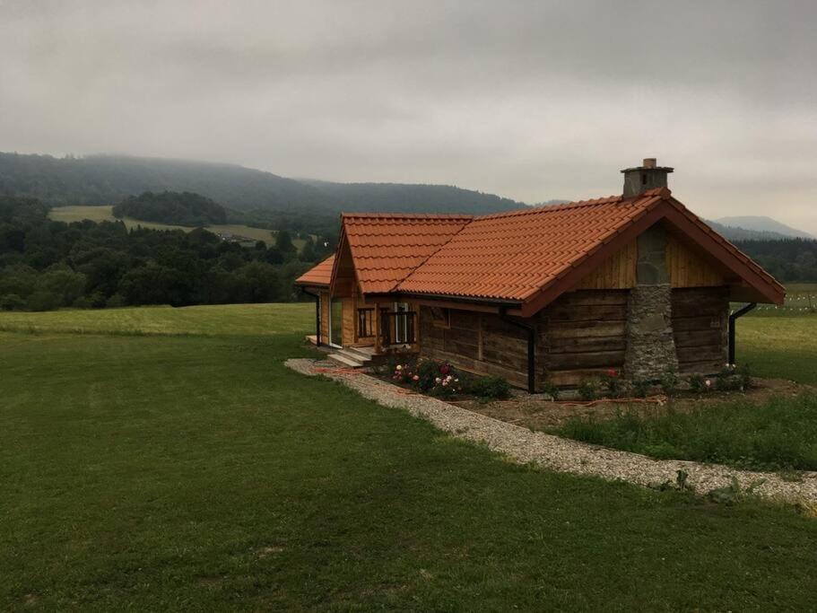Polanka Beskid Niski Cute Cabin With Spectacular Views Hanczowa Εξωτερικό φωτογραφία