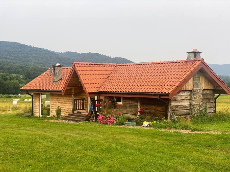 Polanka Beskid Niski Cute Cabin With Spectacular Views Hanczowa Εξωτερικό φωτογραφία