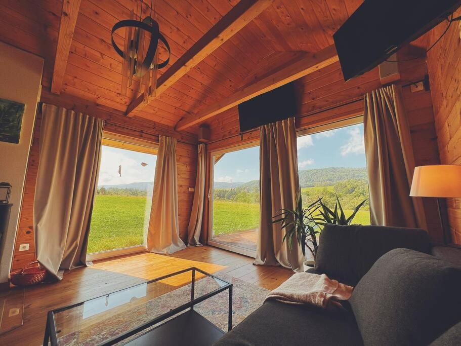 Polanka Beskid Niski Cute Cabin With Spectacular Views Hanczowa Εξωτερικό φωτογραφία